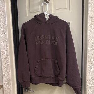 Fear of God Essentials Dark Brown Hoodie